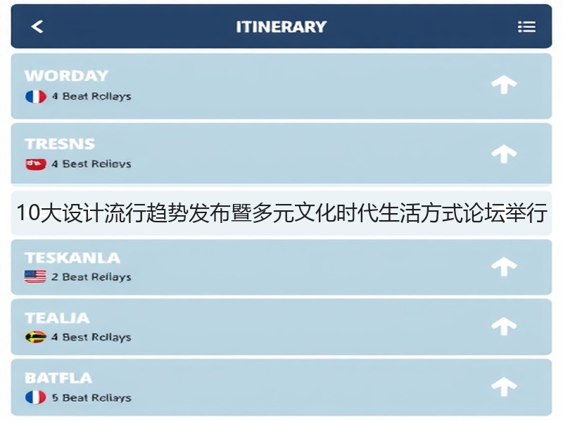 10大设计流行趋势发布暨多元文化时代生活方式论坛举行