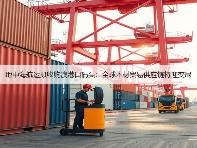 地中海航运拟收购澳港口码头：全球木材贸易供应链将迎变局