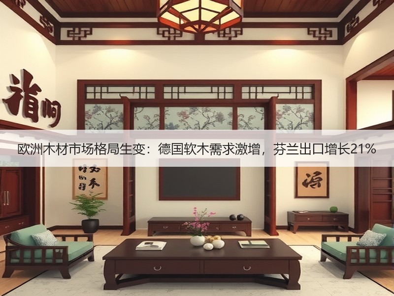 欧洲木材市场格局生变：德国软木需求激增，芬兰出口增长21%