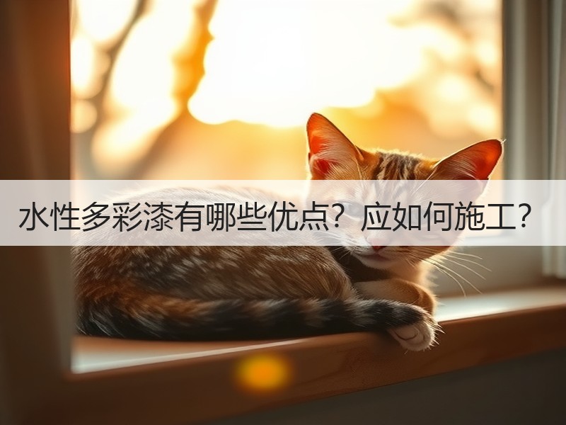 水性多彩漆有哪些优点？应如何施工？