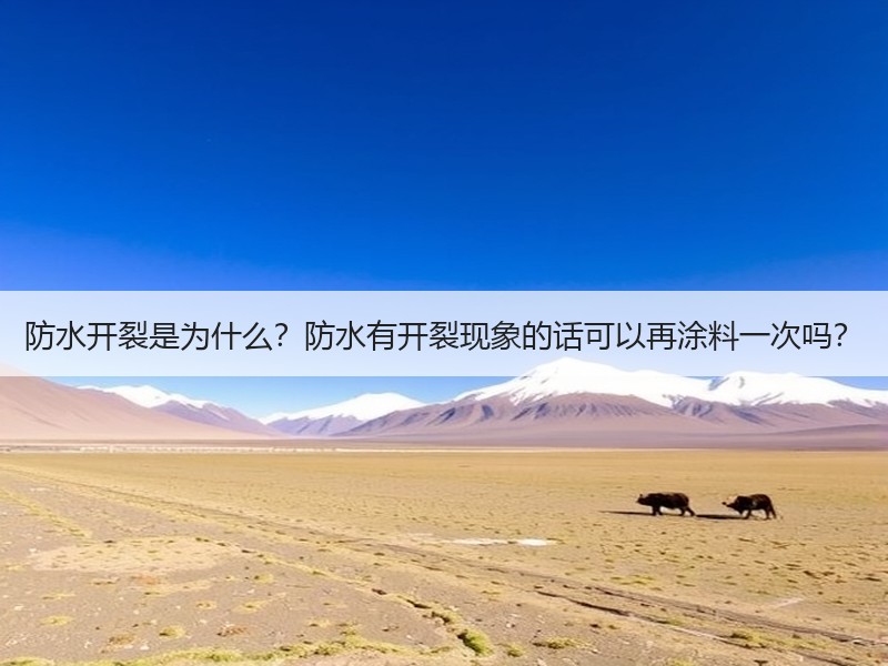 防水开裂是为什么？防水有开裂现象的话可以再涂料一次吗？