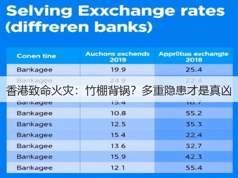香港致命火灾：竹棚背锅？多重隐患才是真凶