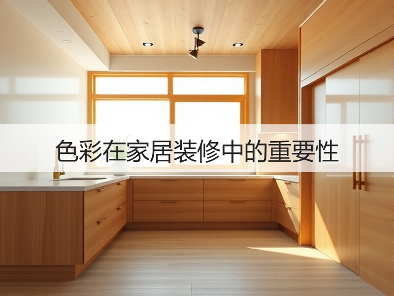 色彩在家居装修中的重要性