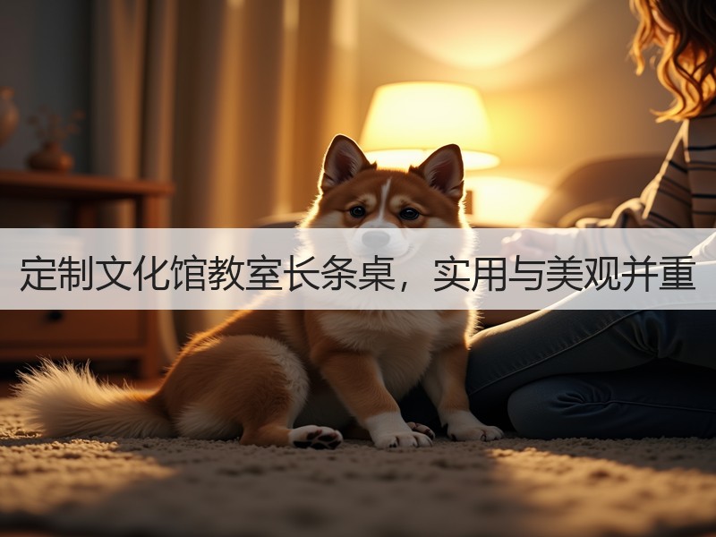 定制文化馆教室长条桌，实用与美观并重