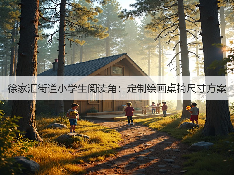 徐家汇街道小学生阅读角：定制绘画桌椅尺寸方案