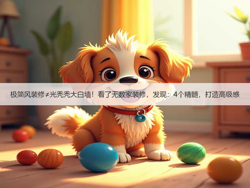 极简风装修≠光秃秃大白墙！看了无数家装修，发现：4个精髓，打造高级感