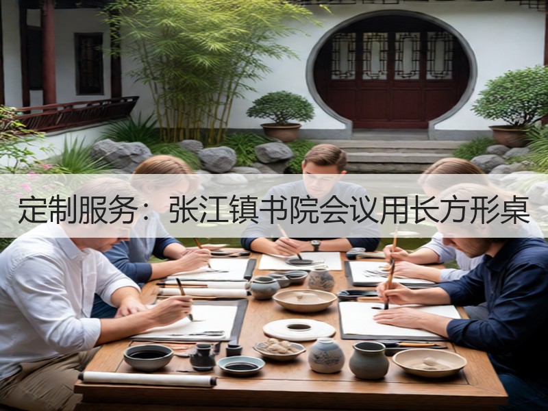 定制服务：张江镇书院会议用长方形桌