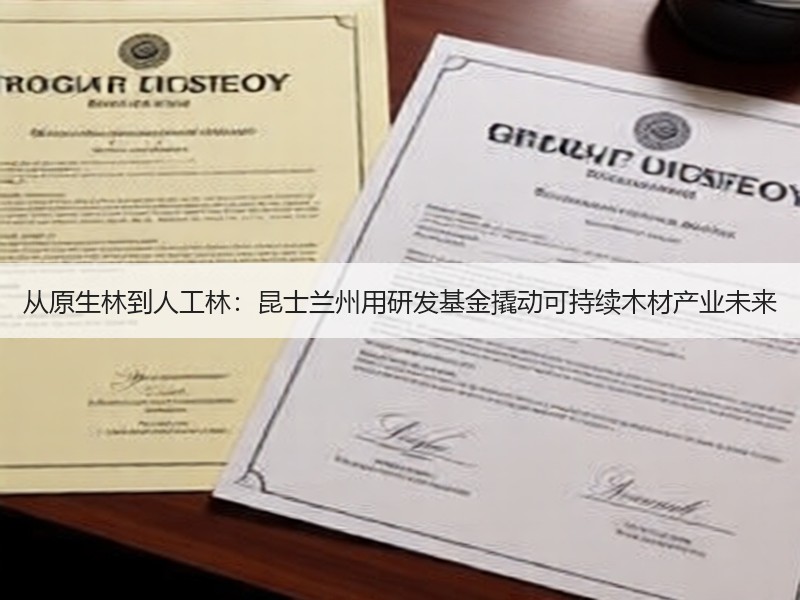 从原生林到人工林：昆士兰州用研发基金撬动可持续木材产业未来