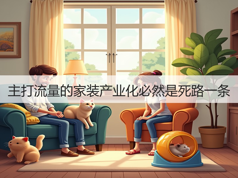 主打流量的家装产业化必然是死路一条