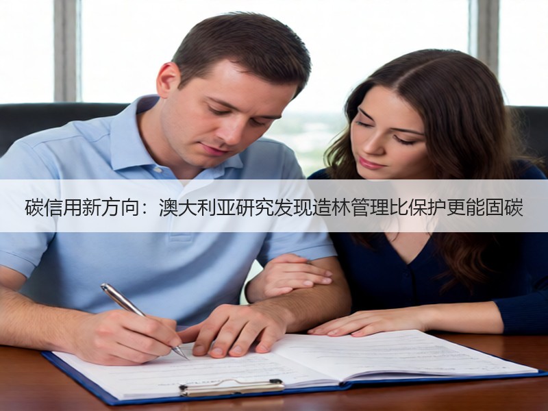 碳信用新方向：澳大利亚研究发现造林管理比保护更能固碳