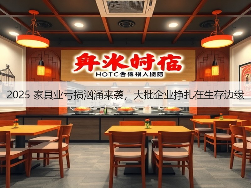 2025 家具业亏损汹涌来袭，大批企业挣扎在生存边缘