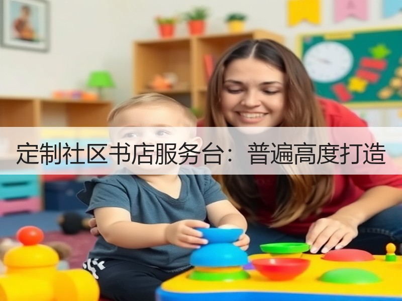 定制社区书店服务台：普遍高度打造