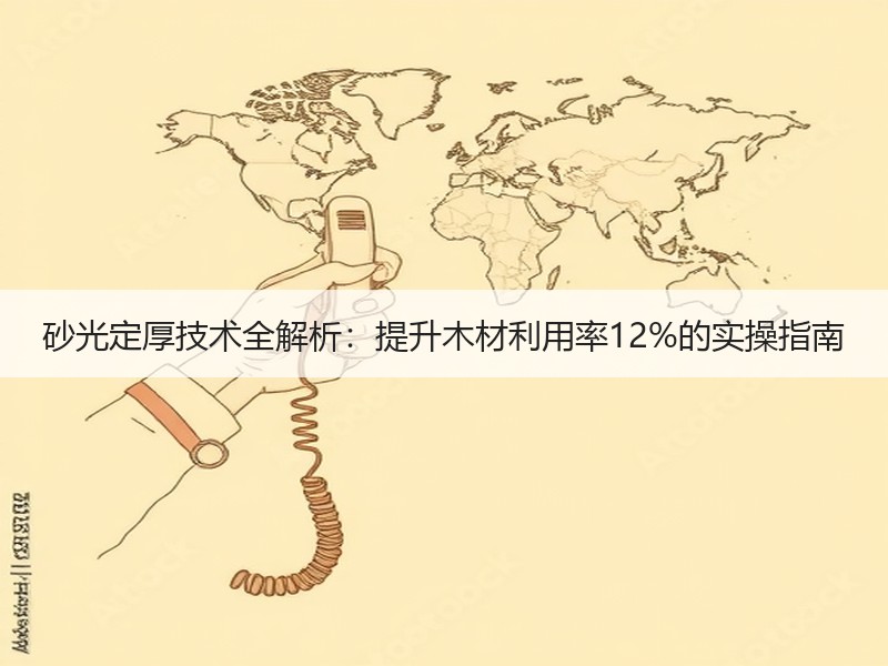 砂光定厚技术全解析：提升木材利用率12%的实操指南
