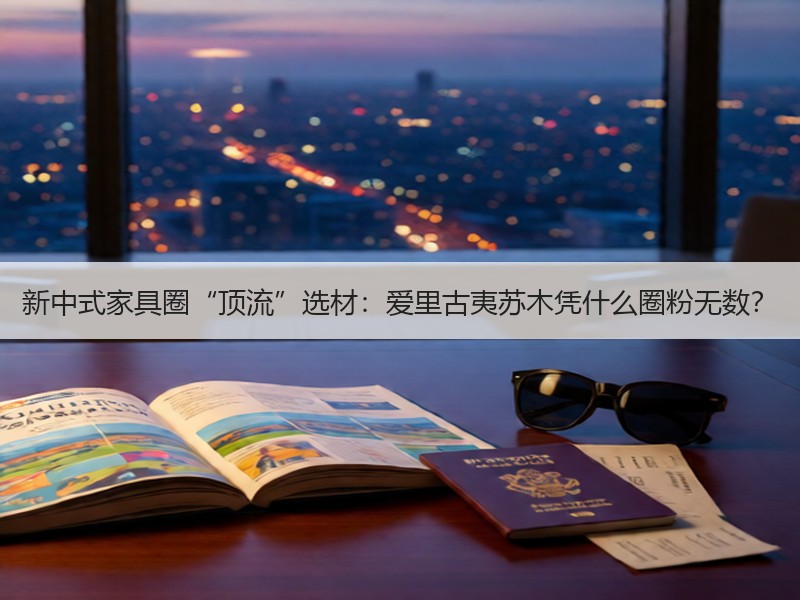 新中式家具圈“顶流”选材：爱里古夷苏木凭什么圈粉无数？