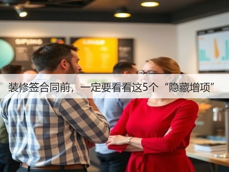 装修签合同前，一定要看看这5个“隐藏增项”