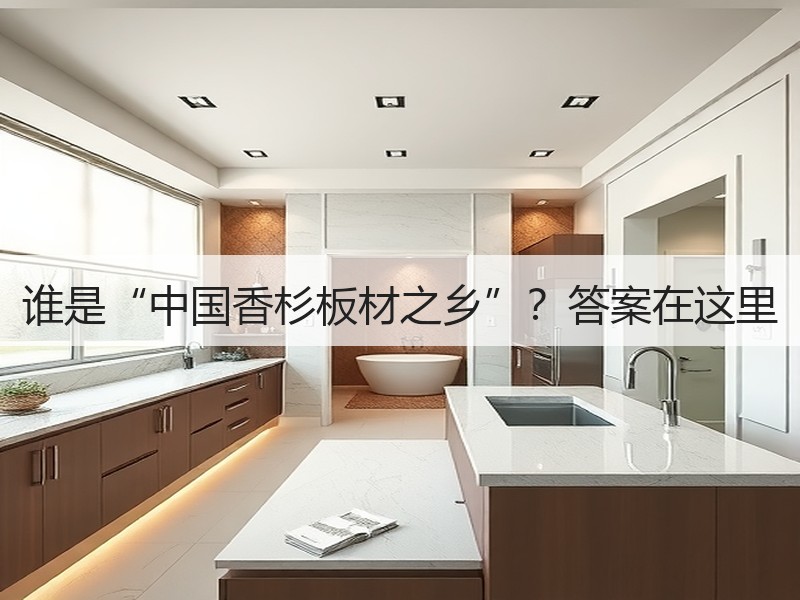谁是“中国香杉板材之乡”？答案在这里