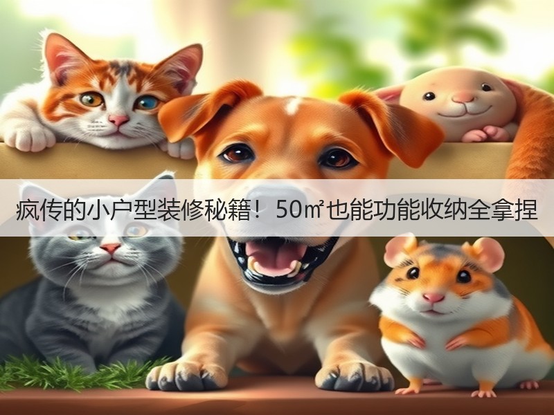 疯传的小户型装修秘籍！50㎡也能功能收纳全拿捏