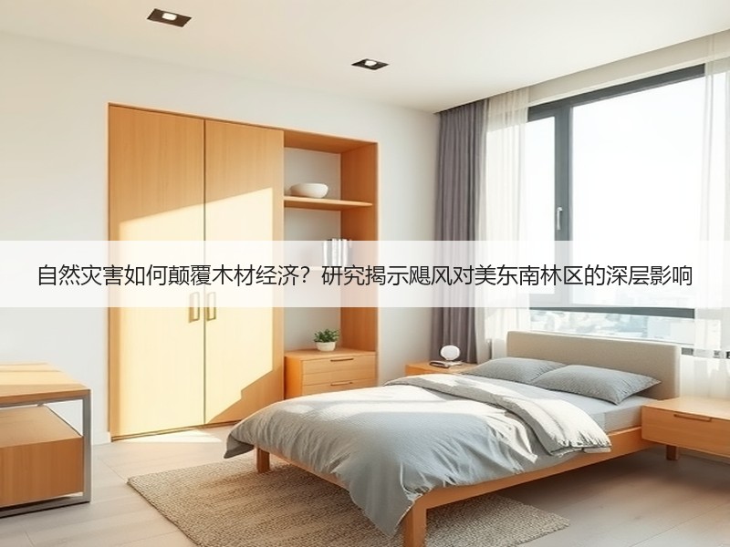 自然灾害如何颠覆木材经济？研究揭示飓风对美东南林区的深层影响