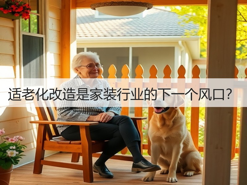 适老化改造是家装行业的下一个风口？