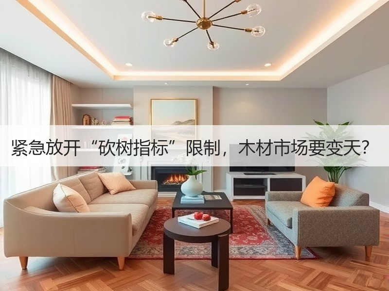 紧急放开“砍树指标”限制，木材市场要变天？
