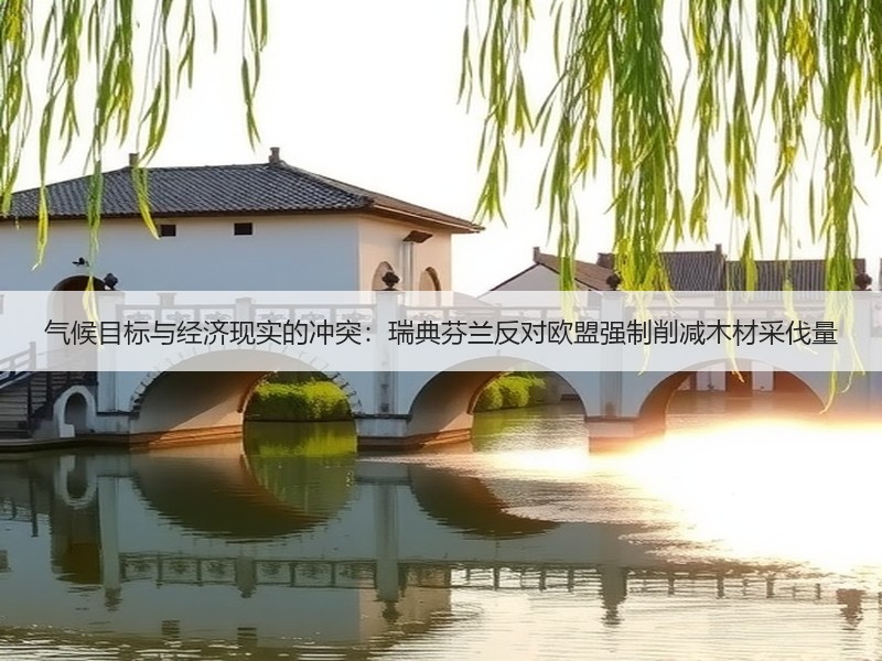 气候目标与经济现实的冲突：瑞典芬兰反对欧盟强制削减木材采伐量