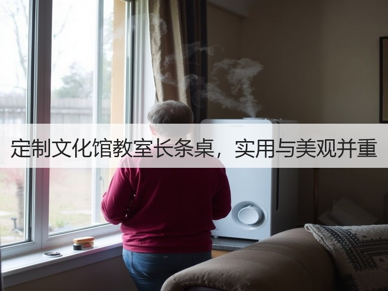 定制文化馆教室长条桌，实用与美观并重
